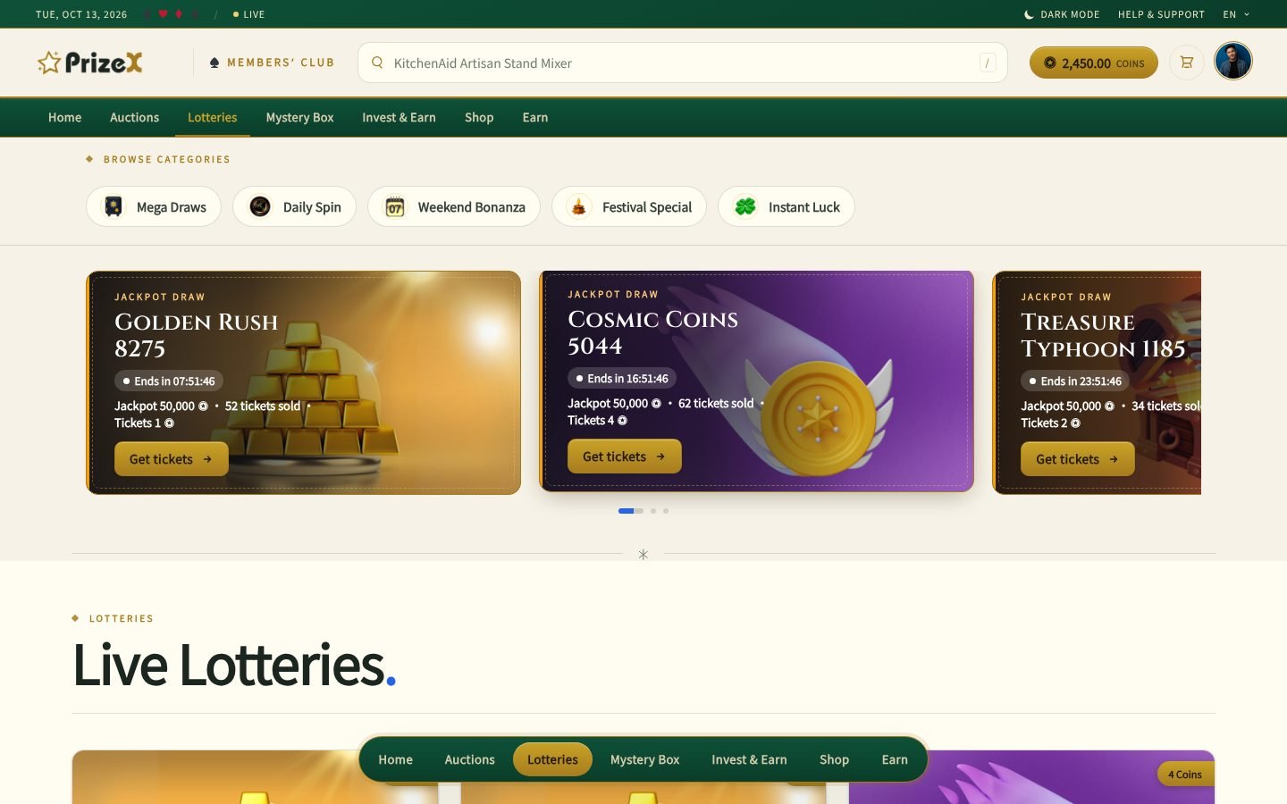 Lotteries