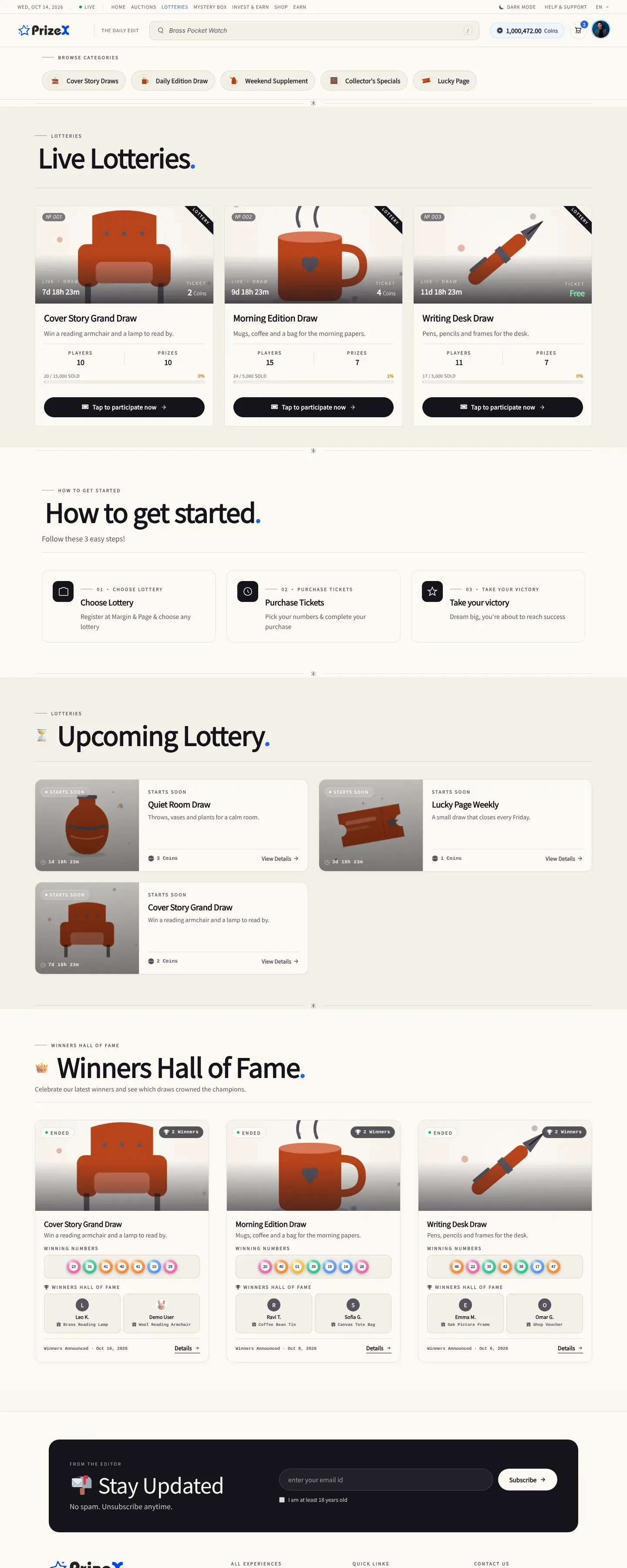 Lotteries