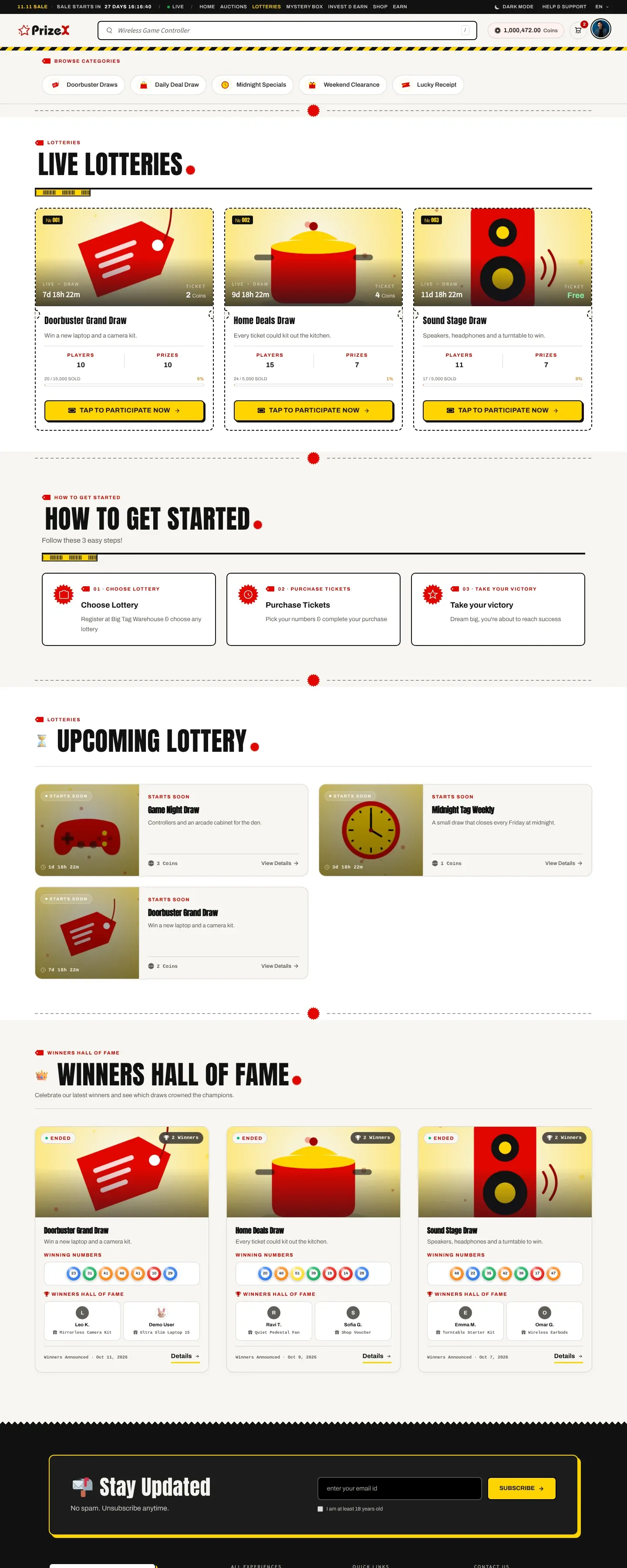 Lotteries