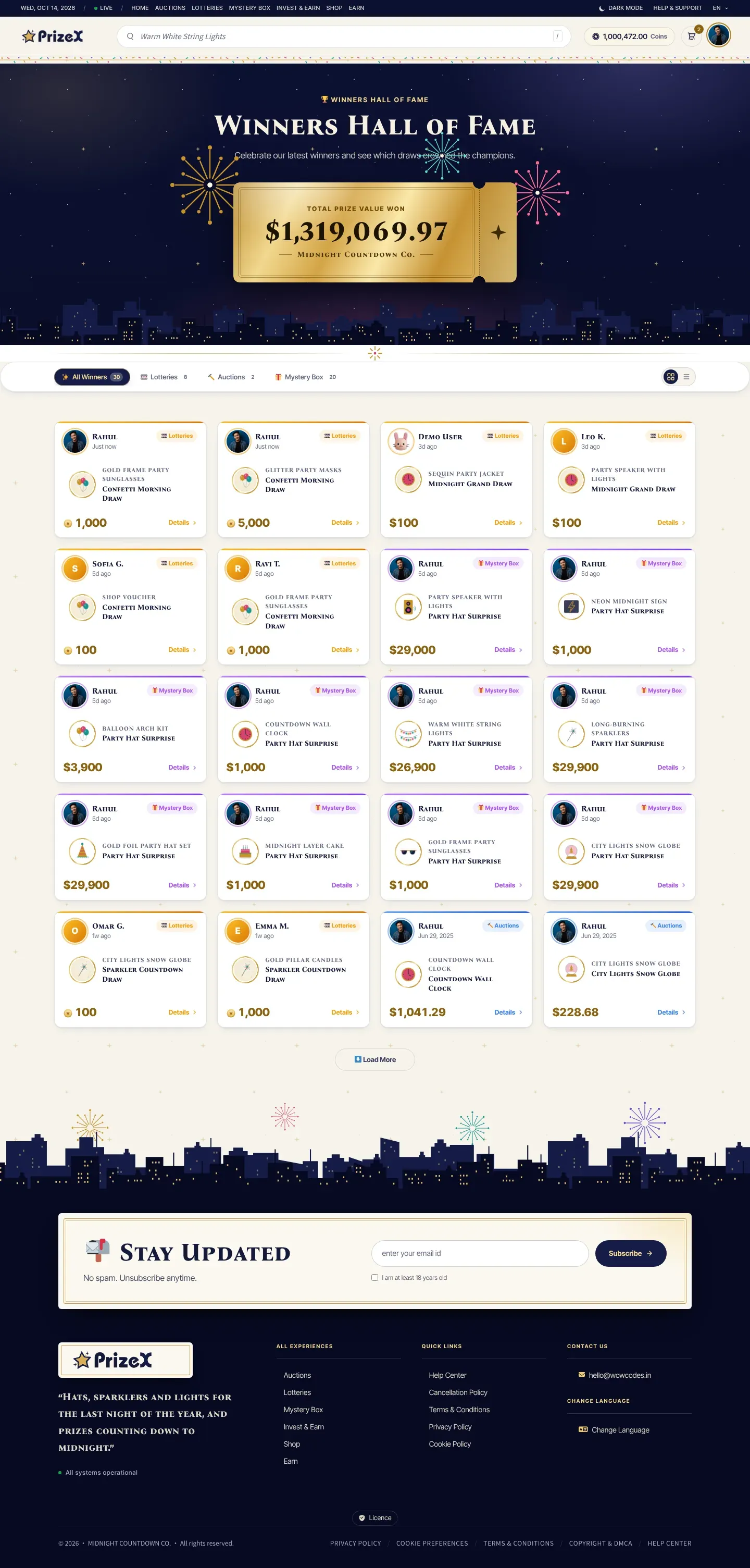 Winners