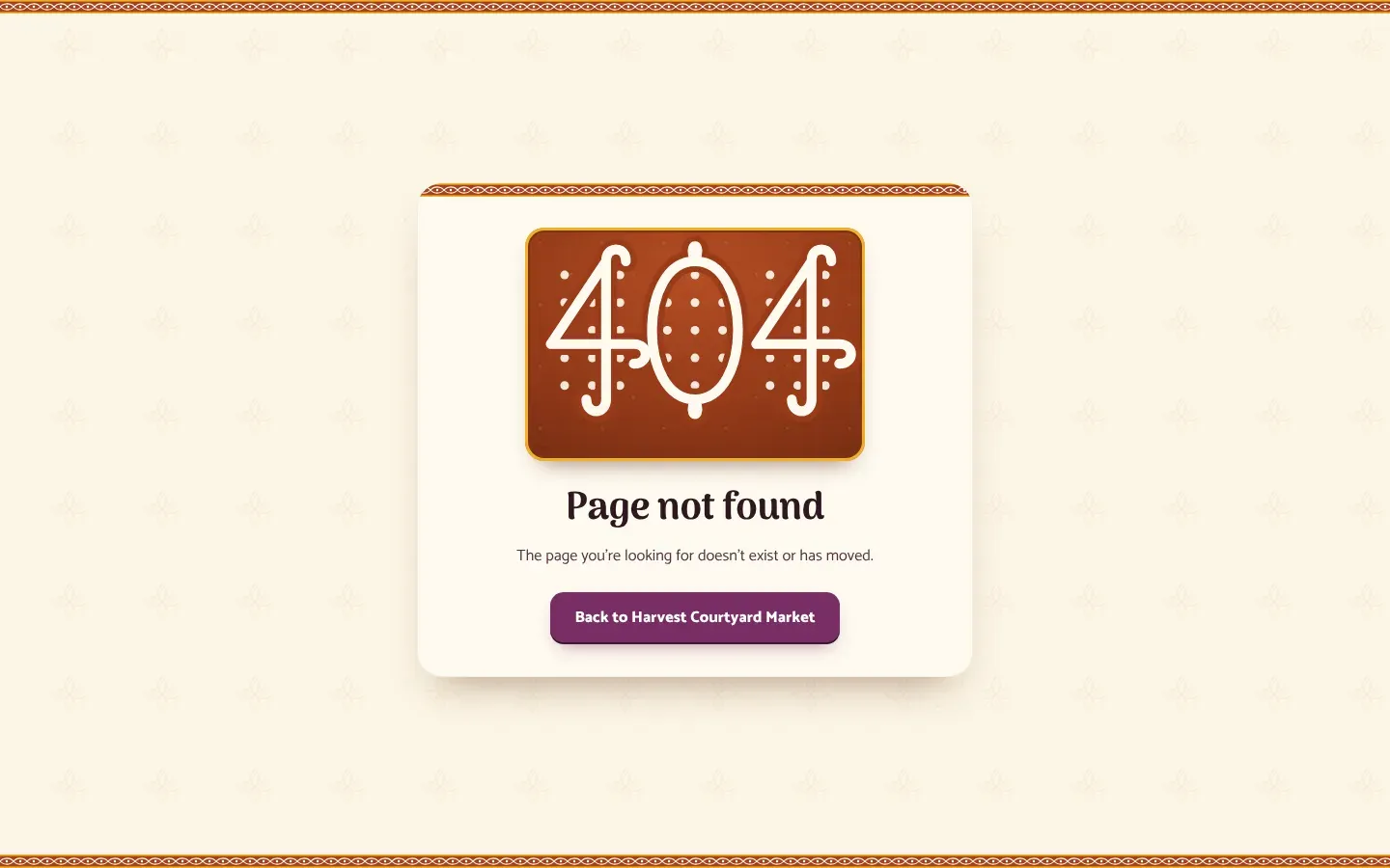 Page not found