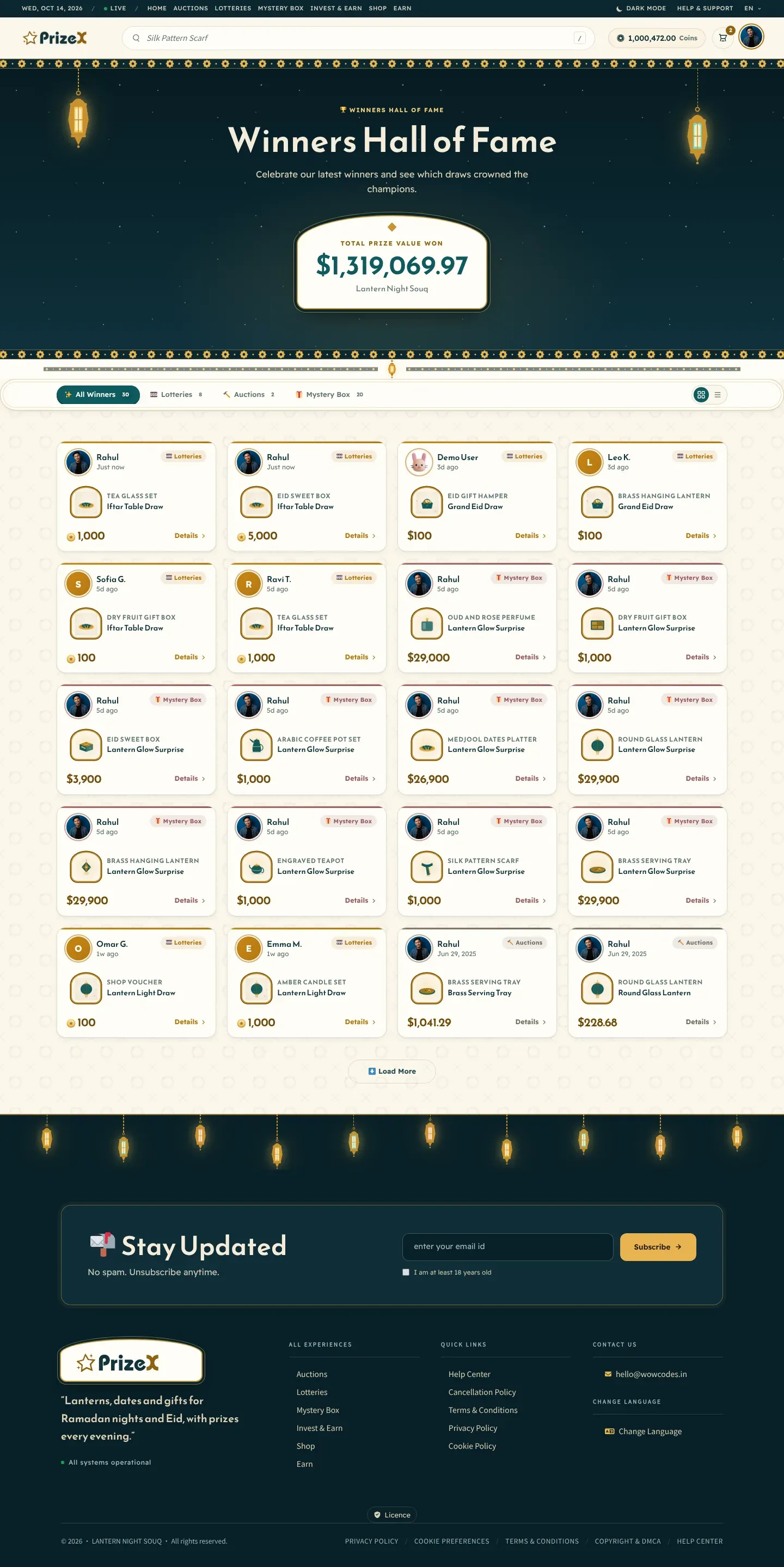 Winners