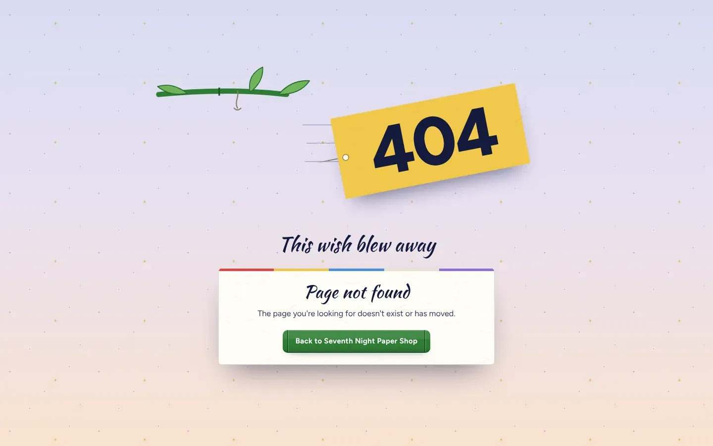 Page not found